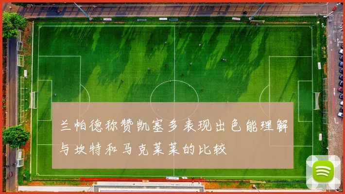 兰帕德称赞凯塞多表现出色能理解与坎特和马克莱莱的比较