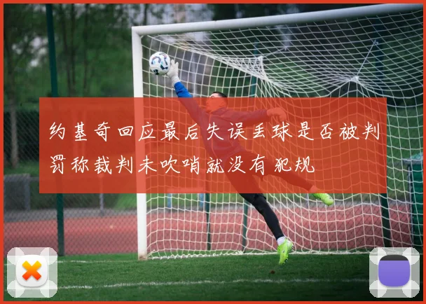 约基奇回应最后失误丢球是否被判罚称裁判未吹哨就没有犯规